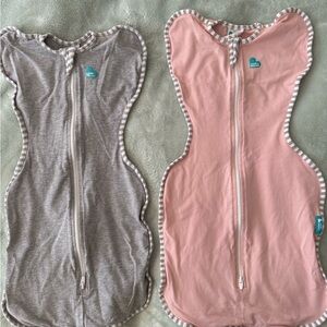 2 for $30 or 1 for $20 -Love To Dream Swaddle Pod Set - Pink & Gray